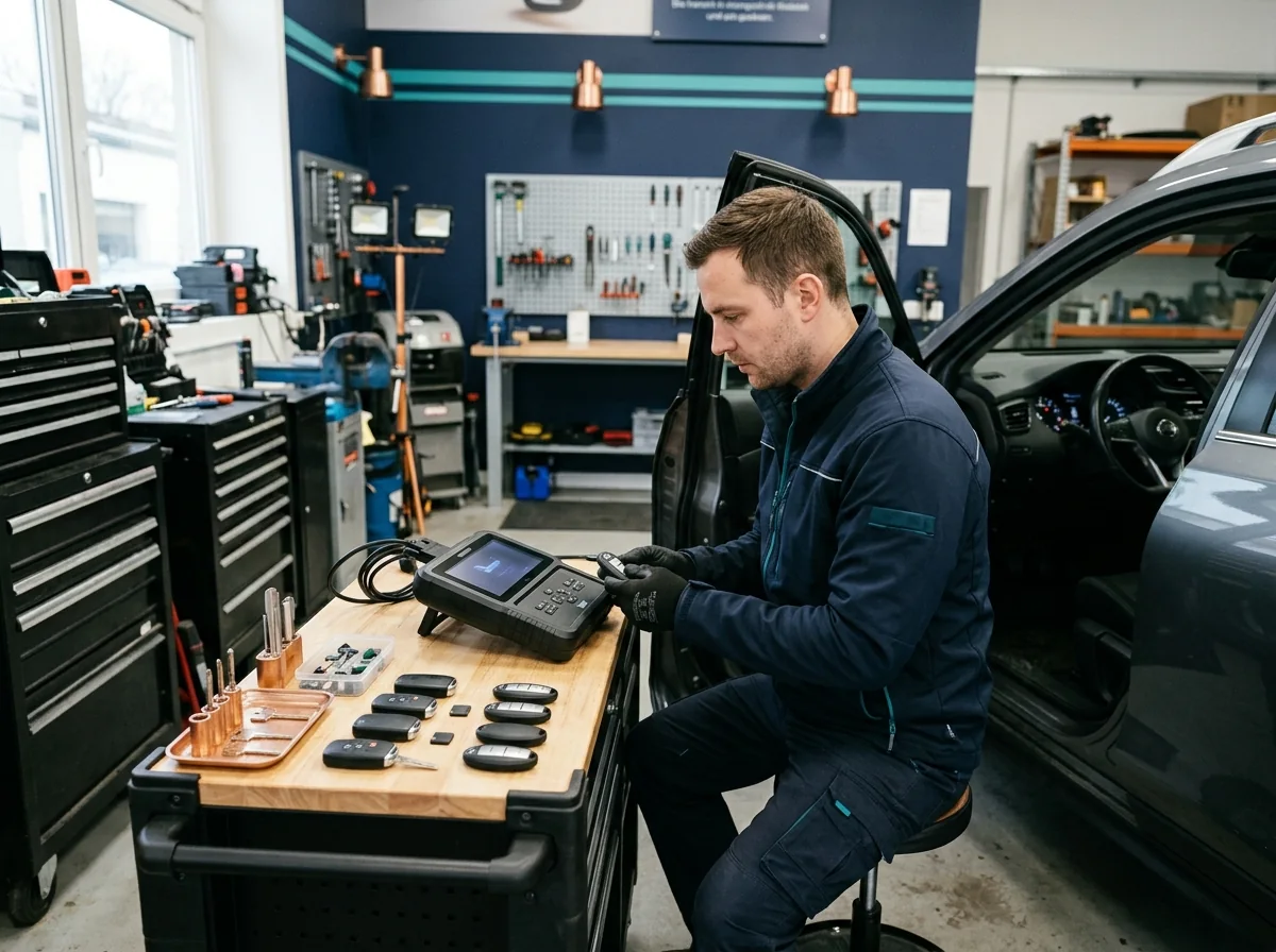 Automotive key fob programming equipment