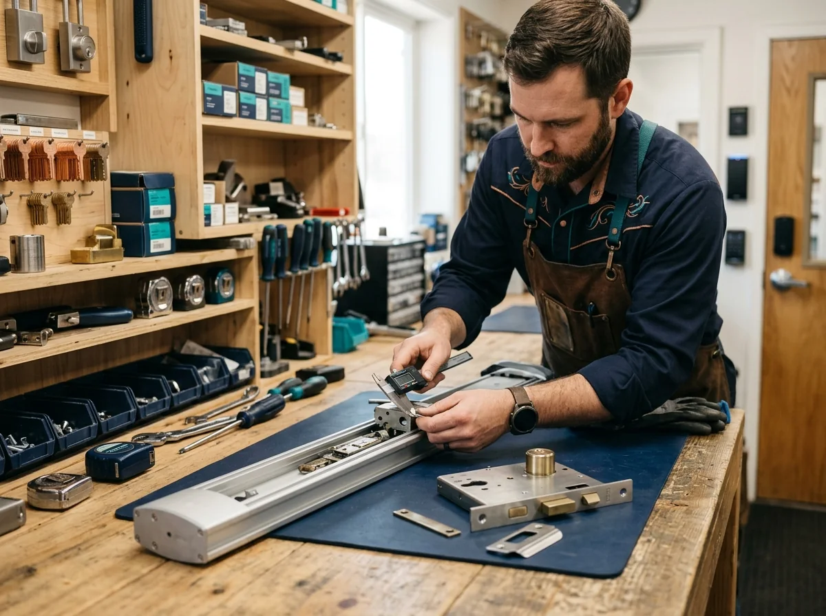 Commercial master-key planning and door hardware