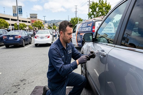Automotive locksmith programming key for vehicle near SFO San Bruno